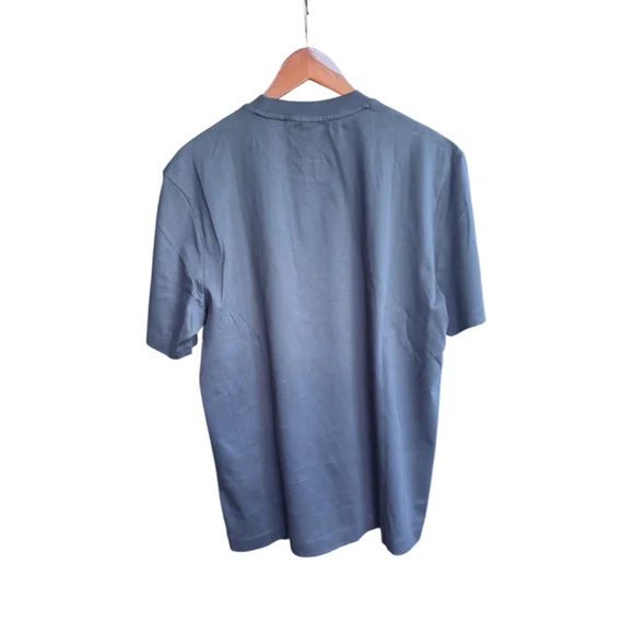 NWT $129 Men's BOSS Dark Blue Short Sleeve Tee L - Picture 2 of 8